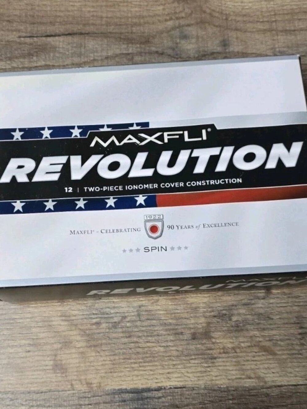 NEW Maxfli Revolution Golf Balls Dozen (12-Pack) Gloss White/Box
